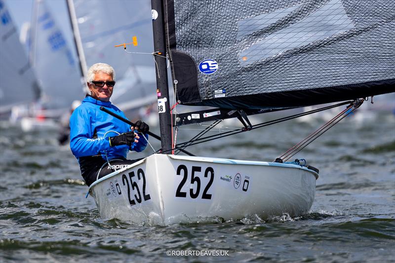 Marco Buglielli, ITA - Finn World Masters in Medemblik 2025 - photo © Robert Deaves / www.robertdeaves.uk