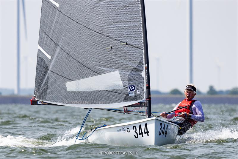 Roy Heiner, NED - Finn World Masters in Medemblik - Day 3 - photo © Robert Deaves