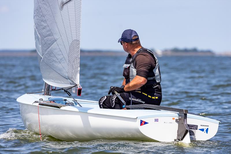 Anthony Nossiter, AUS - Finn World Masters in Medemblik - Day 4 - photo © Robert Deaves / www.robertdeaves.uk