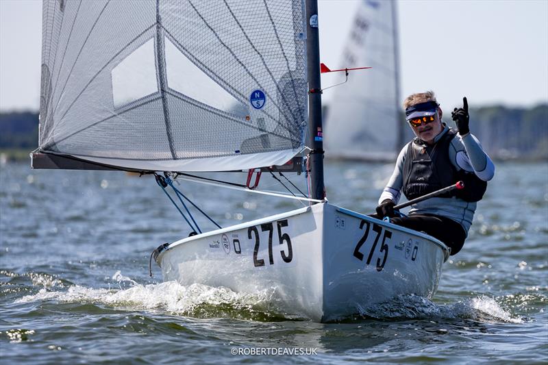 Laurent Hay, FRA - Finn World Masters in Medemblik - Day 4 - photo © Robert Deaves / www.robertdeaves.uk