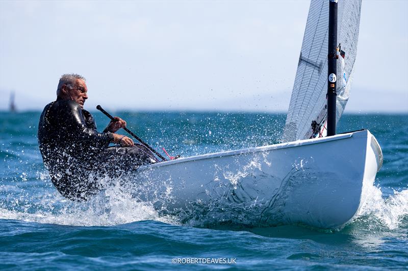 Rob McMillan, AUS photo copyright Robert Deaves taken at  and featuring the Finn class