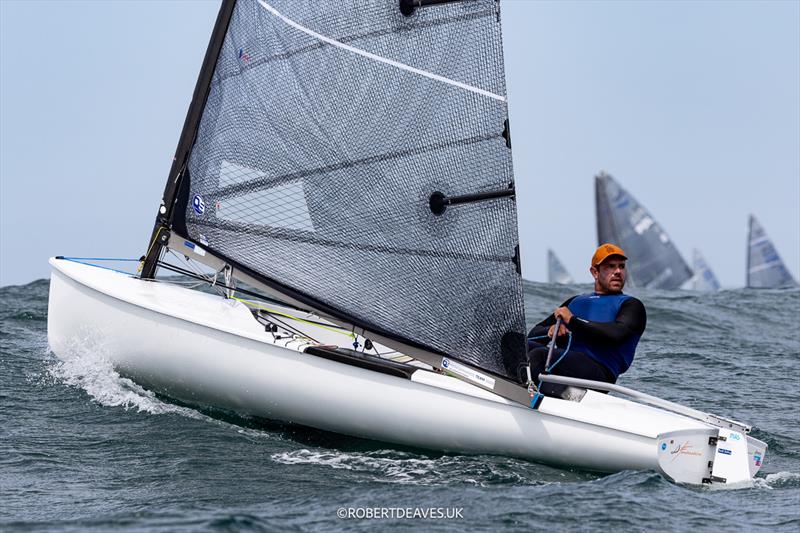 Alessandro Marega, ITA photo copyright Robert Deaves taken at  and featuring the Finn class