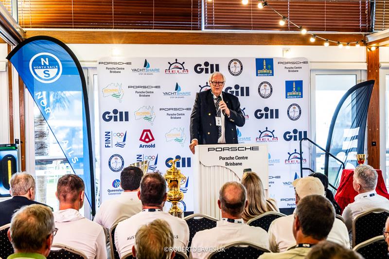 Seventieth Finn Gold Cup in Brisbane - John Ferguson OAM - photo © Robert Deaves / www.robertdeaves.uk