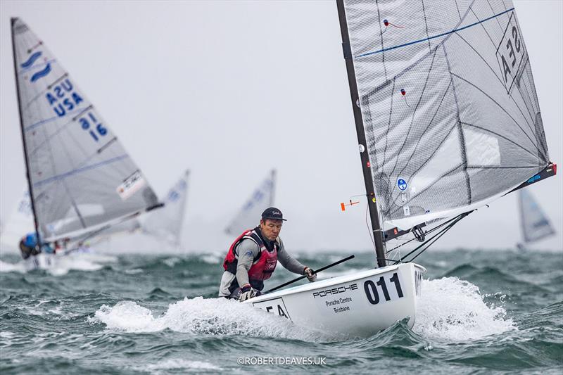 Seventieth Finn Gold Cup in Brisbane - Day 1 - Brendan Casey, AUS - photo © Robert Deaves / www.robertdeaves.uk