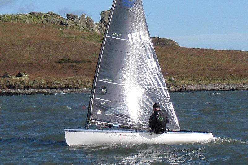 Richard Tait in the Howth YC Dinghy Frostbites Spring Series - photo © Neil Murphy