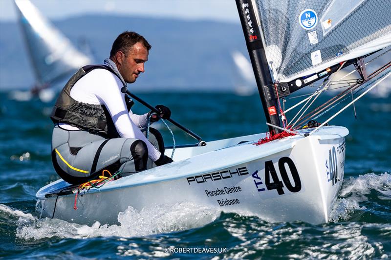 Seventieth Finn Gold Cup in Brisbane - Day 3 - Marko Kolic, ITA - photo © Robert Deaves / www.robertdeaves.uk