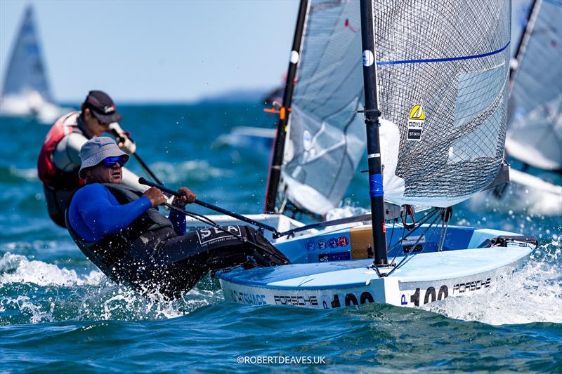 Rafa Trujillo inducted into the Finn Class Hall of Fame - photo © Robert Deaves / www.robertdeaves.uk