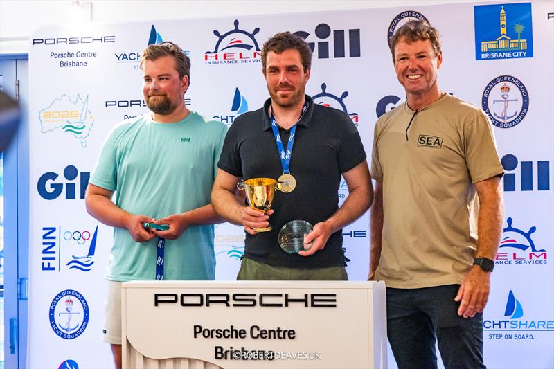 Seventieth Finn Gold Cup in Brisbane - Podium - photo © Robert Deaves / www.robertdeaves.uk