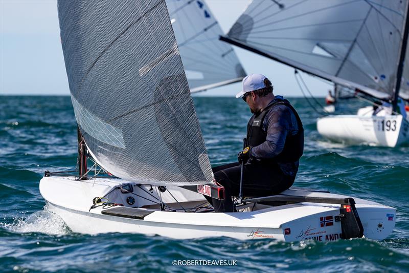 Seventieth Finn Gold Cup in Brisbane - Anders Pedersen, NOR - photo © Robert Deaves / www.robertdeaves.uk