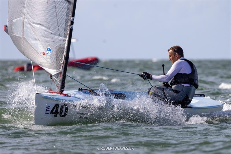 Marko Kolic, ITA - 2026 Finn World Masters day 1 - photo © Robert Deaves