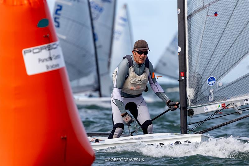 Michel Audoin, FRA - 2026 Finn World Masters day 1 - photo © Robert Deaves