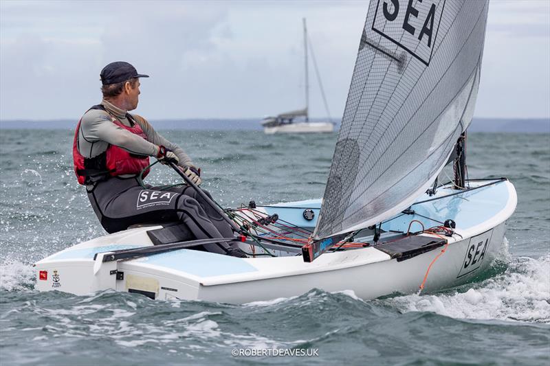 Brendan Casey, AUS - 2026 Finn World Masters day 2 - photo © Robert Deaves / www.robertdeaves.uk