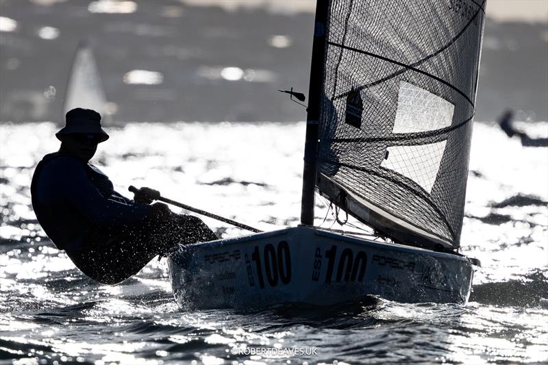 Rafa Trujillo, ESP - 2026 Finn World Masters day 3 photo copyright Robert Deaves / www.robertdeaves.uk taken at Royal Queensland Yacht Squadron and featuring the Finn class