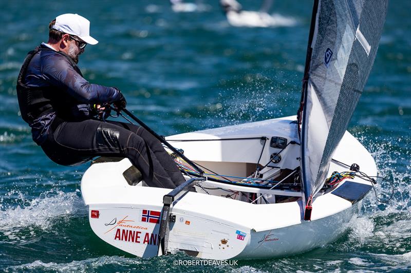 Anders Pedersen, NOR, left nothing on the water but is driven to train and return - photo © Robert Deaves / www.robertdeaves.uk