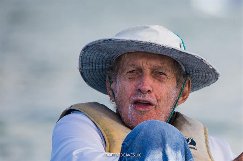 Gus Miller at the 2023 Finn Gold Cup in Miami photo copyright Robert Deaves / www.robertdeaves.uk taken at  and featuring the Finn class