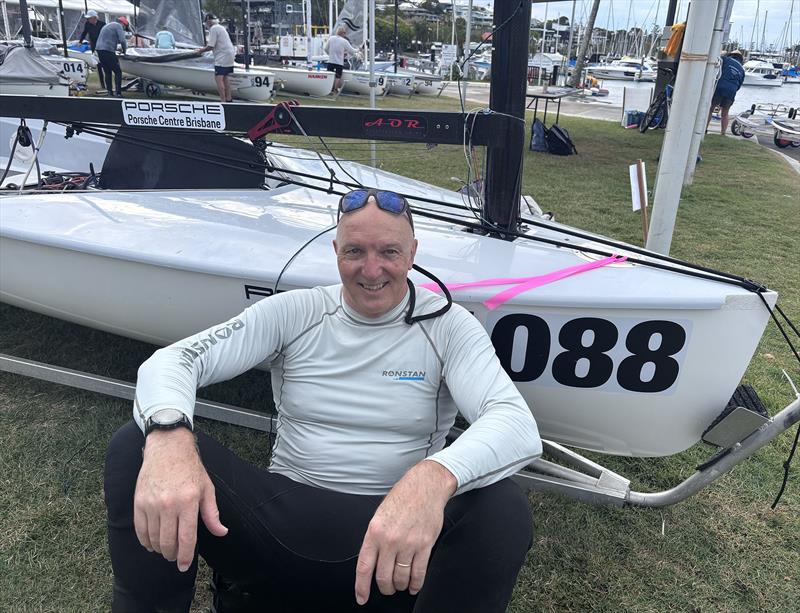 Andrew Coutts at the 2026 Finn World Masters - photo © Robert Deaves