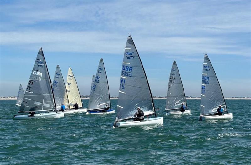 Finn UK Masters Championship at Hayling Island Sailing Club photo copyright HISC taken at Hayling Island Sailing Club and featuring the Finn class