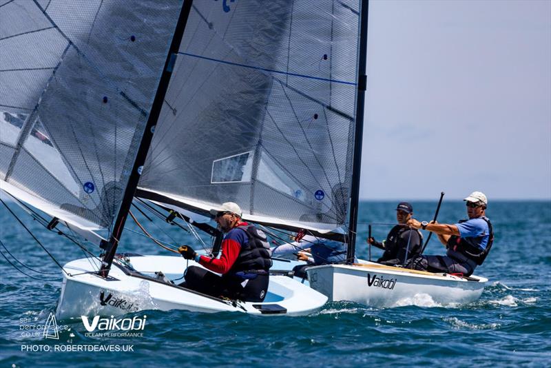 Vaikobi British Finn National Championship at Brixham Day 3 photo copyright Robert Deaves / www.robertdeaves.uk taken at Brixham Yacht Club and featuring the Finn class