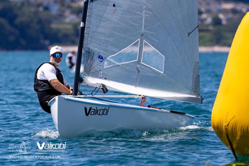 Vaikobi British Finn National Championship at Brixham Day 3 photo copyright Robert Deaves / www.robertdeaves.uk taken at Brixham Yacht Club and featuring the Finn class