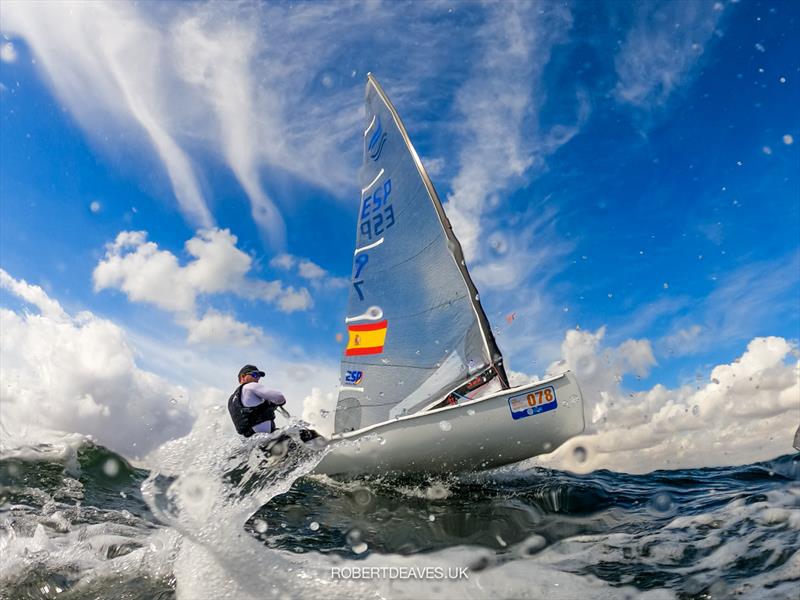 Finn World Masters on Mar Menor in 2021 photo copyright Robert Deaves taken at  and featuring the Finn class