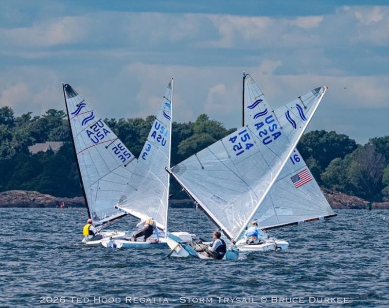 Storm Trysail Club Ted Hood Regatta 2026 photo copyright Bruce Durkee taken at Storm Trysail Club and featuring the Finn class