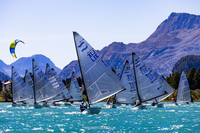 Finn Grand Slam Leg 6 at Silvaplana - photo © Robert Deaves / www.robertdeaves.uk