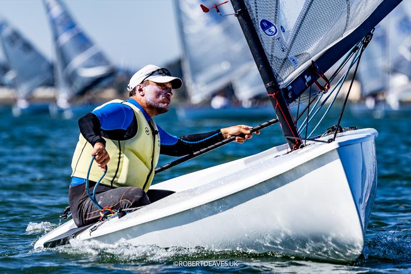 Pedro Lodovici, BRA - Finn European Masters Championship 2026 Day 3 - photo © Robert Deaves