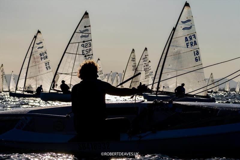 Sebbe Godefroid, BEL - Finn European Masters Championship 2026 Day 4 photo copyright Robert Deaves / www.robertdeaves.uk taken at  and featuring the Finn class
