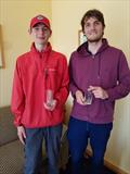 (l-r) Harry & Daniel Thompson, 2nd in the Fireball Ulsters at Newtownards © Frank Miller