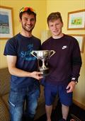 (l-r) Josh Porter & Conor Twohig, Silver Fleet winners in the Fireball Ulsters at Newtownards © Frank Miller