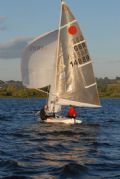 Derian Scott and Marisa Foster during the Wednesday Evening Series at Chew Valley Lake