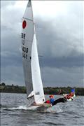 Hannah Showell and Barry Smith compete at Chew