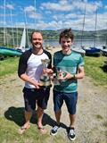 Barry McCartin & Teddy Byrne win the Fireball Leinsters at Blessington Sailing Club © Frank Miller