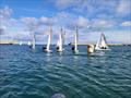 © Ian Cutliffe Viking Marine DMYC Frostbite Series 2 day 10 (l-r) Glen Fisher & Michael Keegan (14676), Jack McNaughton & Jamie Malcolm (14101), Paul & Morris ter Horst (14790), Frank Miller & Neil Cramer (14915), Louise McKenna & Hermine O'Keeffe (15016) © Ian Cutliffe