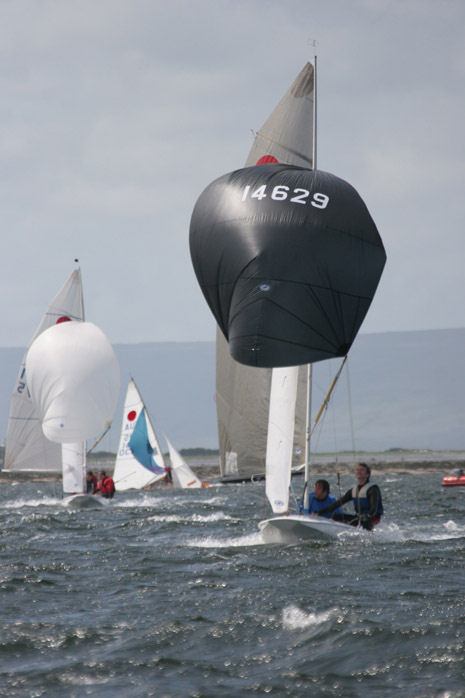 Another huge Irish Fireball fleet turnout at Galway Bay SC for the Open Championships photo copyright Will Moody / www.fotoboat.com taken at Galway Bay Sailing Club and featuring the Fireball class