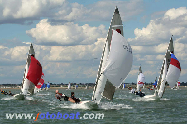 Ideal conditions for the Fireball Nationals at Brightlingsea - photo © Tim Bees / www.fotoboat.com