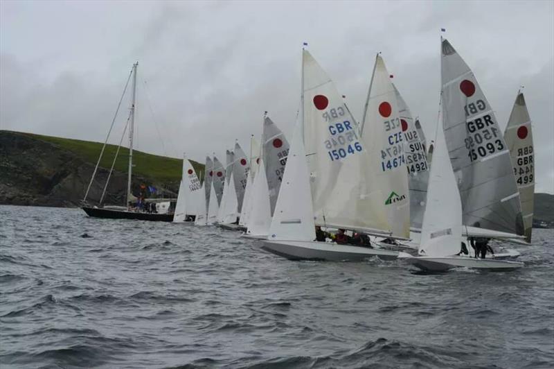 Fireball Europeans at Lerwick photo copyright Johnnie Simpson taken at Lerwick Boating Club and featuring the Fireball class