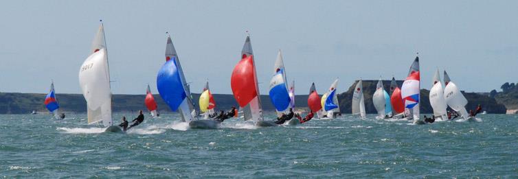 Fireball National Championships day 4 at Tenby photo copyright Alistair Mackay taken at Tenby Sailing Club and featuring the Fireball class