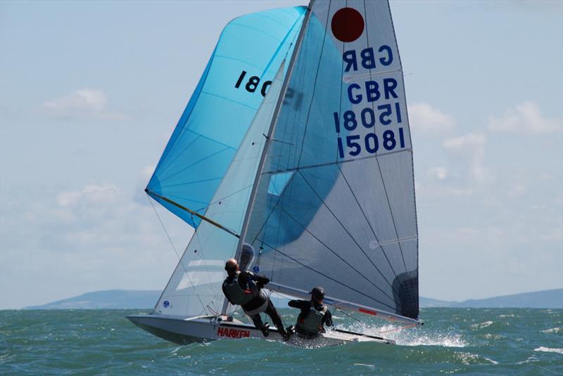 Tom Gillard	 & Richard Anderton win the Fireball National Championships at Tenby photo copyright Alistair Mackay taken at Tenby Sailing Club and featuring the Fireball class