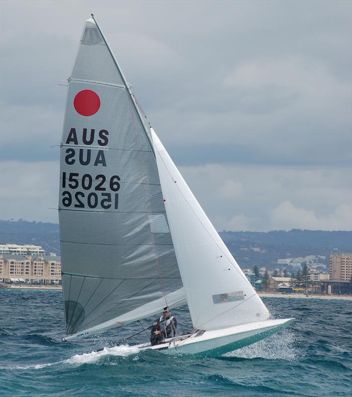 Peter Inns and Ed Alder at the Fireball South Australia State Championship round 2 photo copyright Peter Muirhead taken at Adelaide Sailing Club and featuring the Fireball class