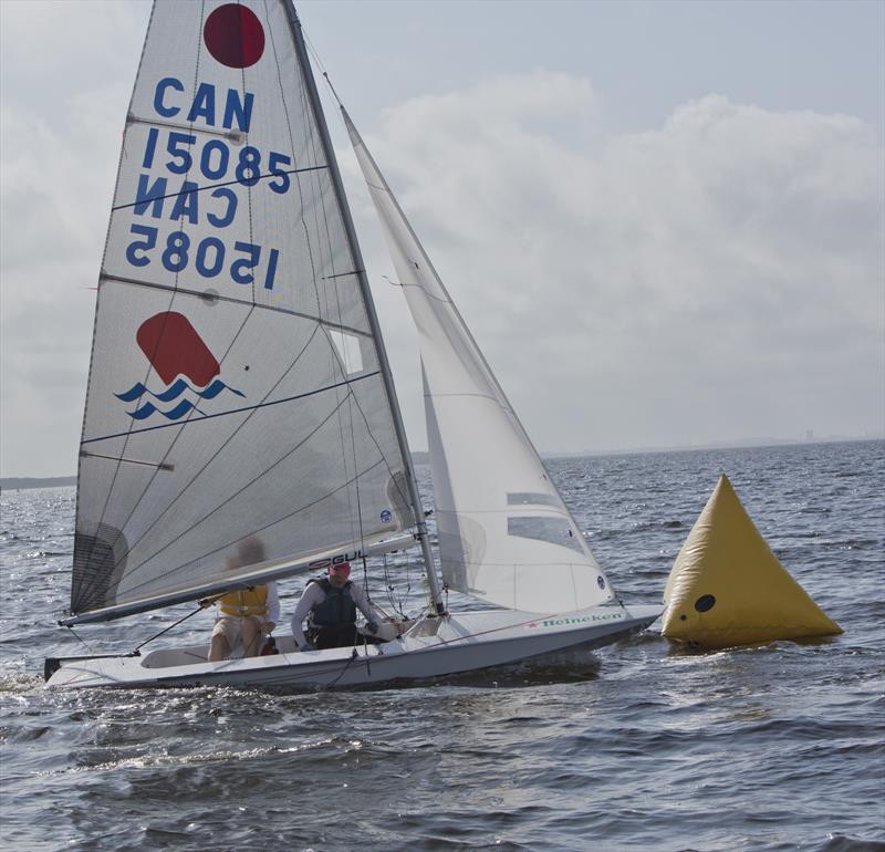Tof Nichol-Griffith and Peter Kelly after the last race of the Fireball North American Championship photo copyright Bruce Johnson taken at Davis Island Yacht Club and featuring the Fireball class