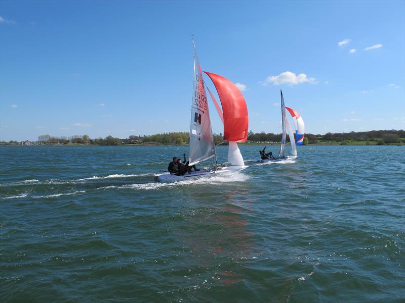 Fireball Inland Championship at Grafham photo copyright Dave Hall taken at Grafham Water Sailing Club and featuring the Fireball class