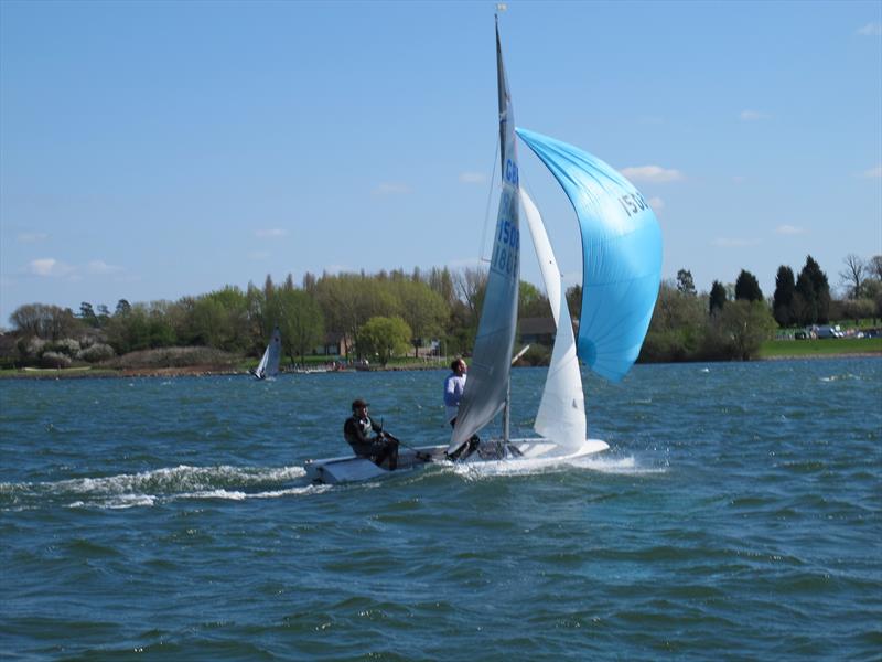 Tom Gillard and Andy Thompson win the Fireball Inland Championship at Grafham photo copyright Dave Hall taken at Grafham Water Sailing Club and featuring the Fireball class