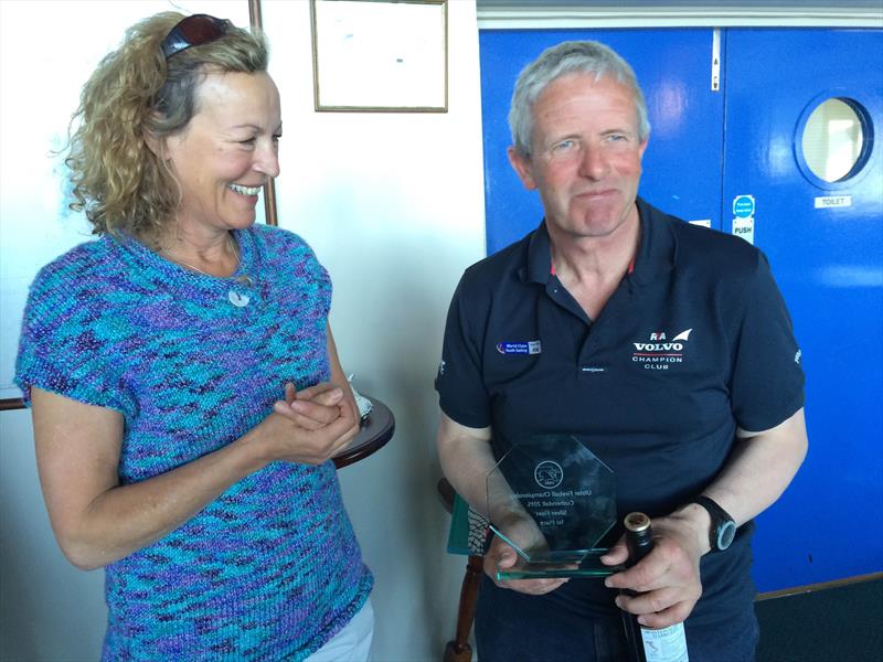 James Farrell and Terry Rowan win the Silver fleet in the Fireball Ulsters at Cushendall - photo © Frank Miller