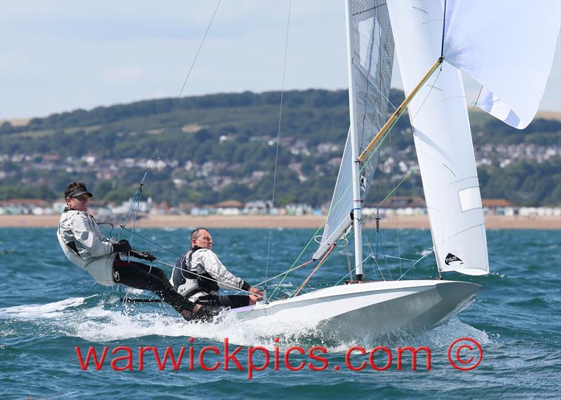 Day 1 of the Fireball Open Meeting at Shoreham photo copyright Warwick Baker / www.warwickpics.com taken at Shoreham Sailing Club and featuring the Fireball class