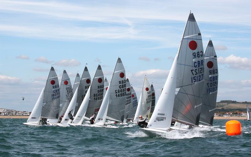 Day 1 of the Fireball Open Meeting at Shoreham photo copyright Warwick Baker / www.warwickpics.com taken at Shoreham Sailing Club and featuring the Fireball class