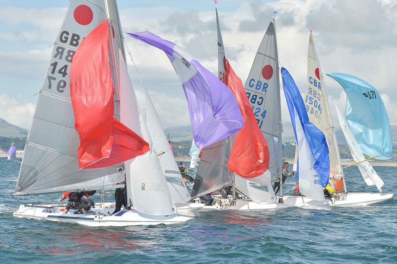 Gul Fireball World Championship day 2 photo copyright Lee Whitehead / www.photolounge.co.uk taken at Plas Heli Welsh National Sailing Academy and featuring the Fireball class