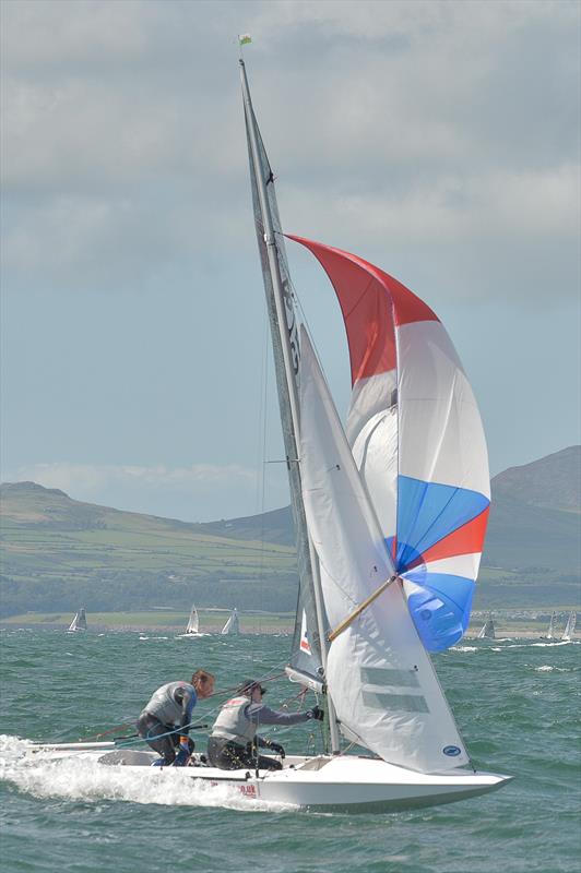 Gul Fireball World Championship day 4 photo copyright Lee Whitehead / www.photolounge.co.uk taken at Plas Heli Welsh National Sailing Academy and featuring the Fireball class