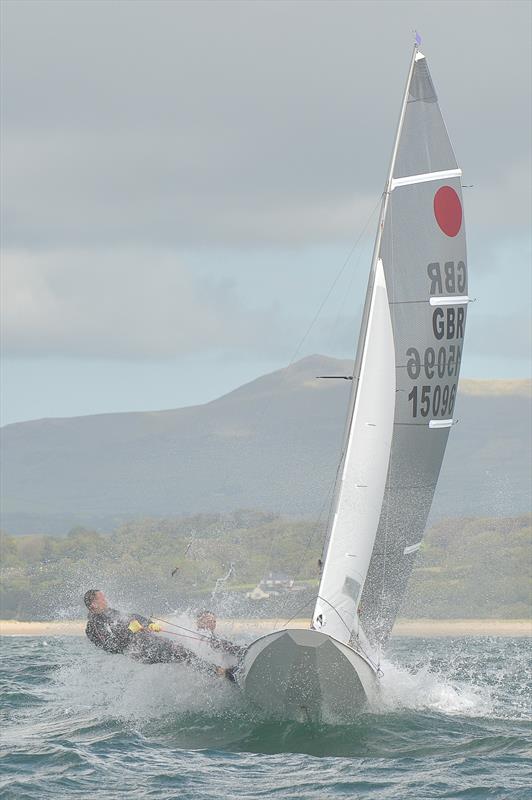 DJ Edwards & Vyv Townend on the final day of the Gul Fireball World Championship photo copyright Lee Whitehead / www.photolounge.co.uk taken at Plas Heli Welsh National Sailing Academy and featuring the Fireball class