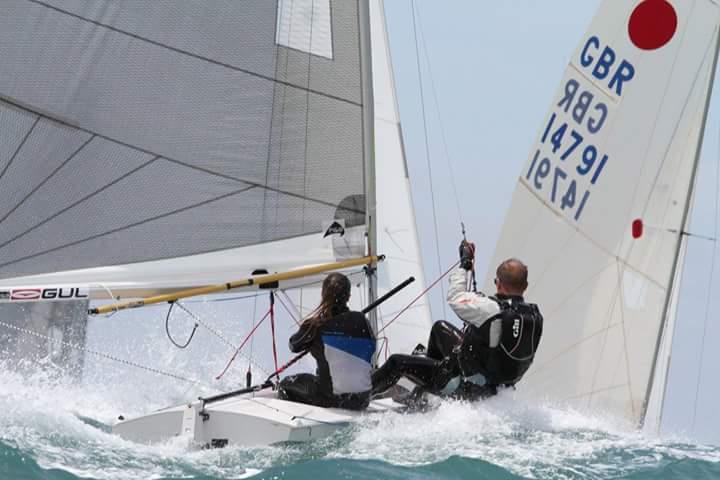 Johana Koranva Napravnikova & Jakub Napravnik (CZE 15109) on day 2 of the Fireball Worlds in South Africa photo copyright Stuart Parker taken at Mossel Bay Yacht and Boat Club and featuring the Fireball class